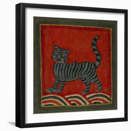 Painting Of a Member Of the Cat Family-null-Framed Giclee Print