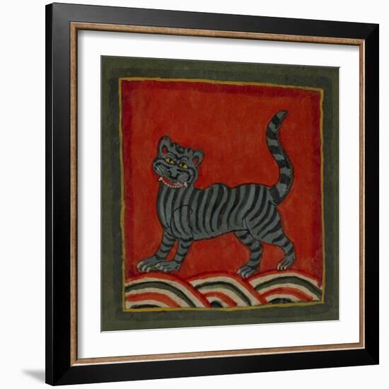 Painting Of a Member Of the Cat Family-null-Framed Giclee Print