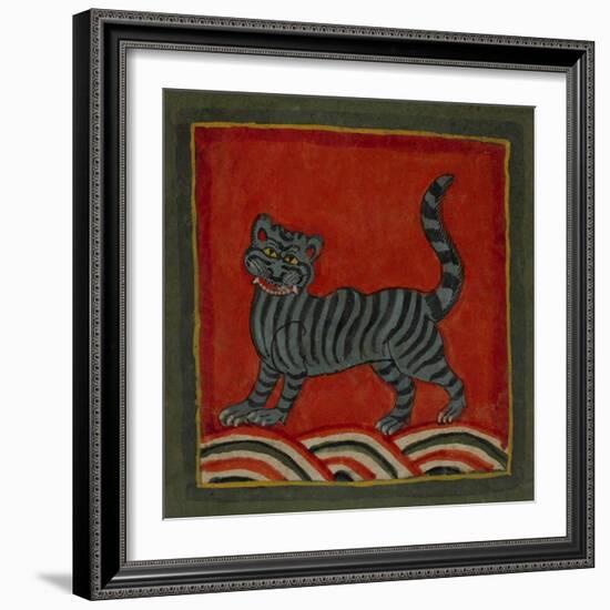 Painting Of a Member Of the Cat Family-null-Framed Giclee Print