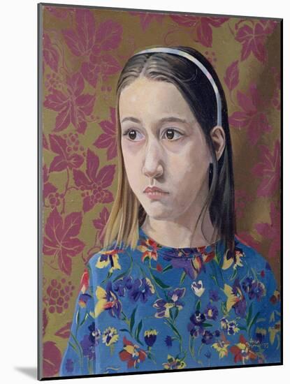 Painting of a Young Girl, 1993-Alan Byrne-Mounted Giclee Print