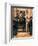 Painting of abolitionist John Brown descending stairs from the county jail.-Vernon Lewis Gallery-Framed Art Print