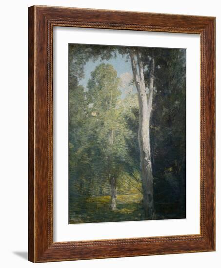 Painting of Birch Trees in Forest by Julian Alden Weir-Geoffrey Clements-Framed Giclee Print