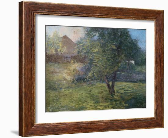 Painting of Country Scene by Julian Alden Weir-Geoffrey Clements-Framed Giclee Print