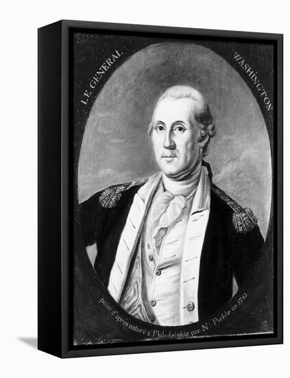 Painting of George Washington-null-Framed Premier Image Canvas