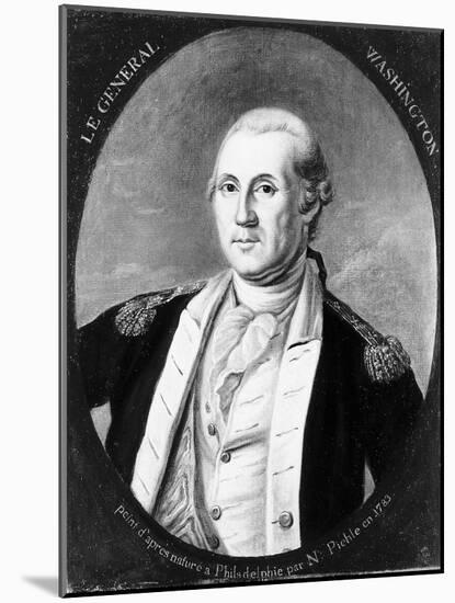 Painting of George Washington-null-Mounted Giclee Print