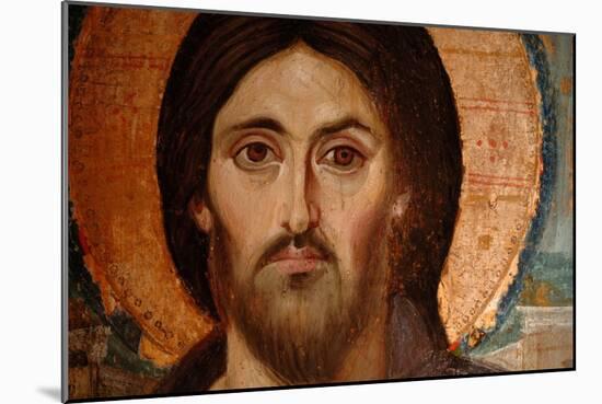 Painting of Jesus in Coptic Syle, St. Catherine's Monastery Museum, the Oldest Contin…, 6Th Century-Kenneth Garrett-Mounted Giclee Print