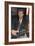 Painting of John F. Kennedy-null-Framed Art Print