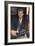 Painting of John F. Kennedy-null-Framed Art Print