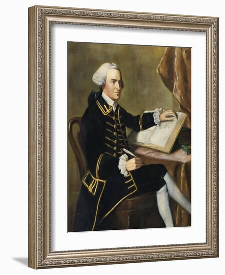 Painting of John Hancock-null-Framed Giclee Print