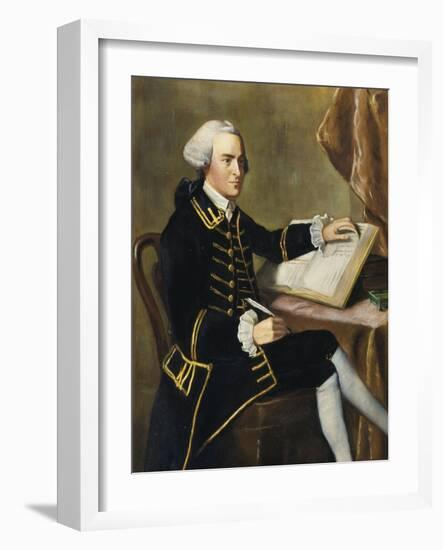 Painting of John Hancock-null-Framed Giclee Print