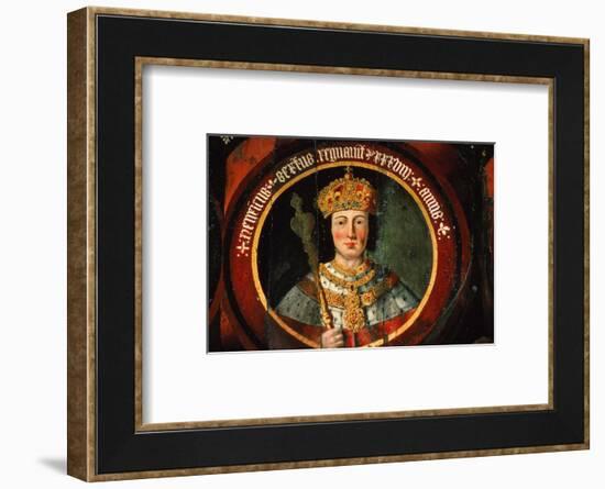 Painting of King Henry VI of England (1422-1461) at Chichester Cathedral, England, 20th century-CM Dixon-Framed Photographic Print