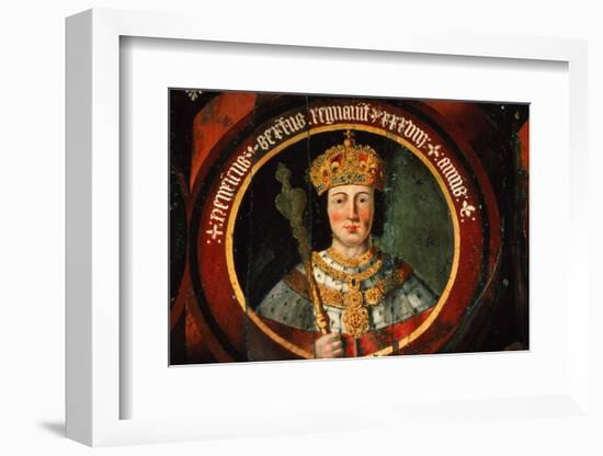 Painting of King Henry VI of England (1422-1461) at Chichester Cathedral, England, 20th century-CM Dixon-Framed Photographic Print