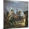 Painting of Napoleon at the Battle of Jena, 19th Century-Horace Vernet-Mounted Giclee Print