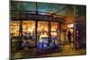 Painting of Retail Shop Entrance in Store,Illustration-Tithi Luadthong-Mounted Art Print