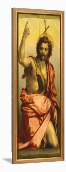 Painting of St John the Baptist-Andrea del Sarto-Framed Premier Image Canvas