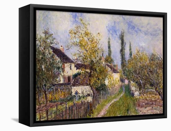 Painting of the French Countryside by Alfred Sisley-Geoffrey Clements-Framed Premier Image Canvas