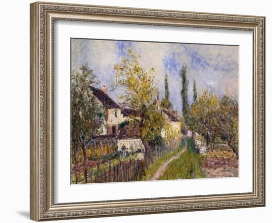 Painting of the French Countryside by Alfred Sisley-Geoffrey Clements-Framed Giclee Print