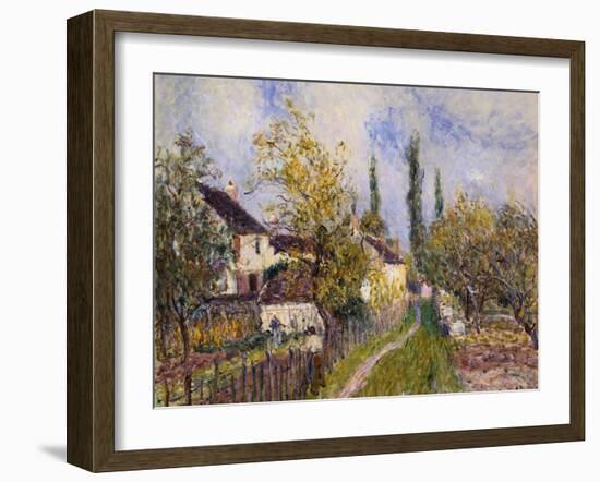 Painting of the French Countryside by Alfred Sisley-Geoffrey Clements-Framed Giclee Print