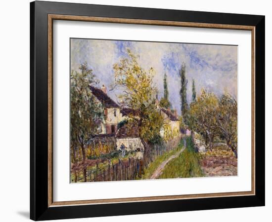 Painting of the French Countryside by Alfred Sisley-Geoffrey Clements-Framed Giclee Print