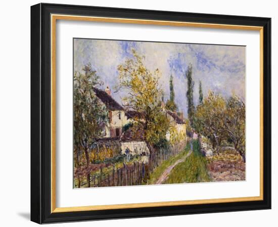 Painting of the French Countryside by Alfred Sisley-Geoffrey Clements-Framed Giclee Print