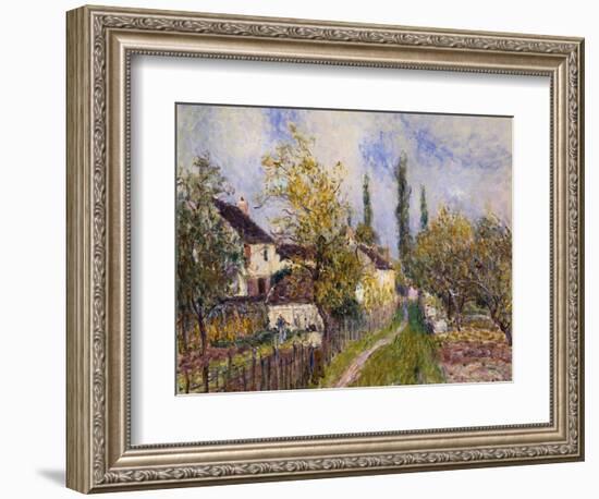 Painting of the French Countryside by Alfred Sisley-Geoffrey Clements-Framed Giclee Print