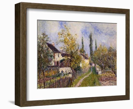 Painting of the French Countryside by Alfred Sisley-Geoffrey Clements-Framed Giclee Print