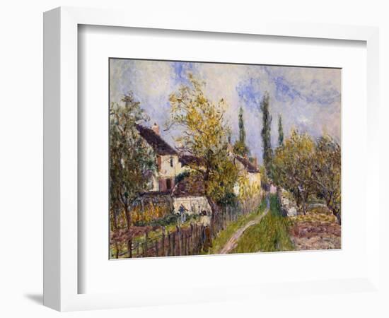 Painting of the French Countryside by Alfred Sisley-Geoffrey Clements-Framed Giclee Print