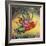 Painting of Vishnu and his consort Lakshmi riding on the bird-god Garuda. Artist: Unknown-Unknown-Framed Giclee Print