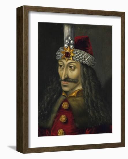 Painting of Vlad the Impaler, Prince of Wallachia-Stocktrek Images-Framed Art Print