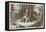 Painting of Washington at Valley Forge-null-Framed Stretched Canvas