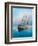 Painting. Oil on Canvas. Shows a 19 Th Century Sailing Ship. the Painting Was Created in 2008.-Dudchik-Framed Art Print