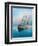 Painting. Oil on Canvas. Shows a 19 Th Century Sailing Ship. the Painting Was Created in 2008.-Dudchik-Framed Art Print