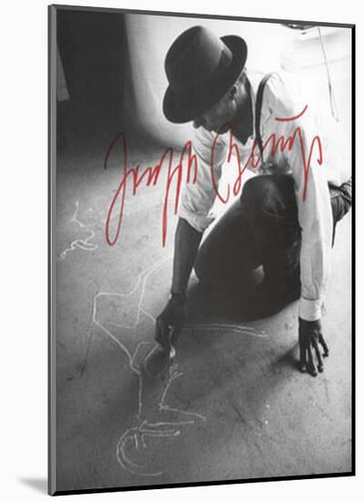 Painting on the Floor Action, Herzogstrasse 79, c.1982-Joseph Beuys-Mounted Art Print