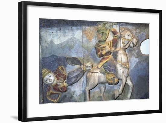 Painting on Wood from Ban Boran, Thailand-null-Framed Giclee Print