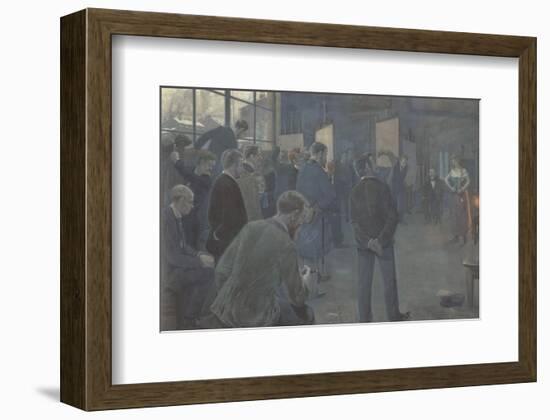 Painting School-Hans Baluschek-Framed Premium Giclee Print