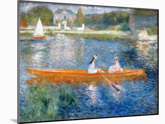 Painting Titled 'The Skiff (La Yole)' by Pierre-Auguste Renoir-Pierre Auguste Renoir-Mounted Giclee Print
