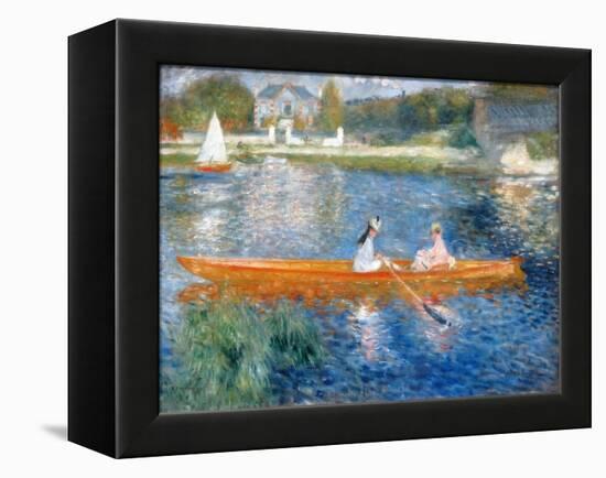 Painting Titled 'The Skiff (La Yole)' by Pierre-Auguste Renoir-Pierre Auguste Renoir-Framed Premier Image Canvas