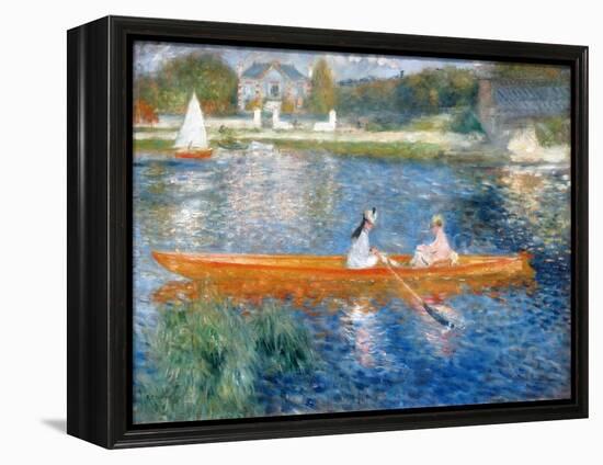 Painting Titled 'The Skiff (La Yole)' by Pierre-Auguste Renoir-Pierre Auguste Renoir-Framed Premier Image Canvas