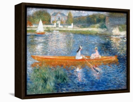 Painting Titled 'The Skiff (La Yole)' by Pierre-Auguste Renoir-Pierre Auguste Renoir-Framed Premier Image Canvas