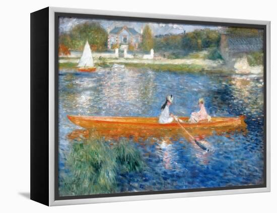 Painting Titled 'The Skiff (La Yole)' by Pierre-Auguste Renoir-Pierre Auguste Renoir-Framed Premier Image Canvas