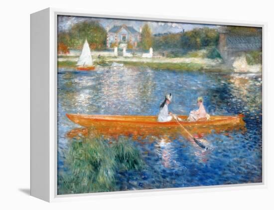 Painting Titled 'The Skiff (La Yole)' by Pierre-Auguste Renoir-Pierre Auguste Renoir-Framed Premier Image Canvas