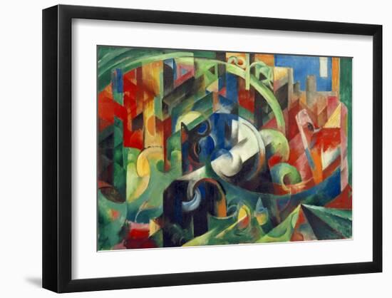 Painting with Cows I-Franz Marc-Framed Giclee Print