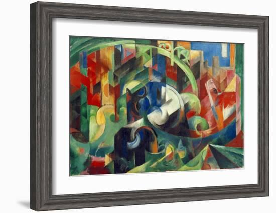 Painting with Cows I-Franz Marc-Framed Giclee Print