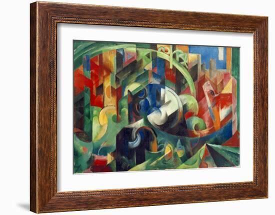 Painting with Cows I-Franz Marc-Framed Giclee Print