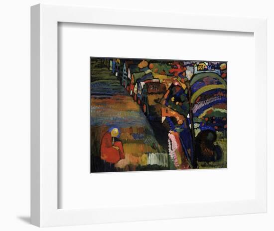 Painting with Houses, 1909-Wassily Kandinsky-Framed Art Print