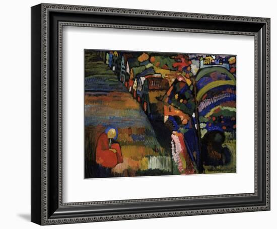 Painting with Houses, 1909-Wassily Kandinsky-Framed Art Print