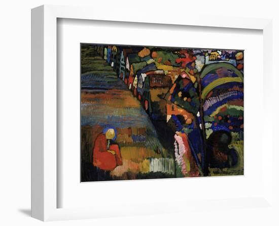 Painting with Houses, 1909-Wassily Kandinsky-Framed Art Print