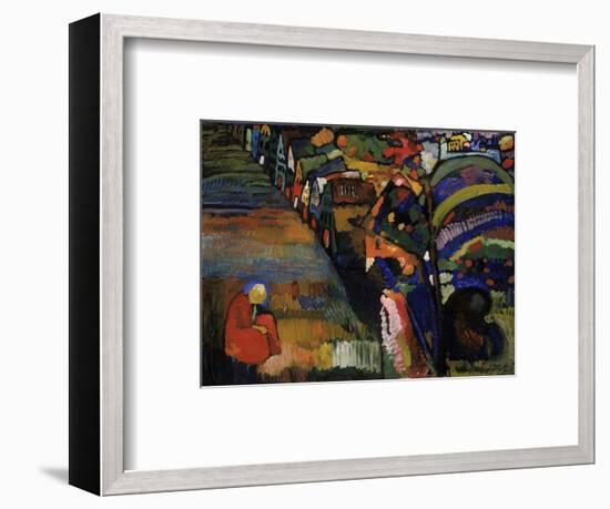 Painting with Houses, 1909-Wassily Kandinsky-Framed Art Print