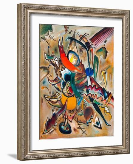 Painting with Points, 1919-Wassily Kandinsky-Framed Giclee Print