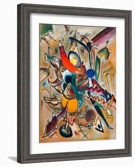 Painting with Points, 1919-Wassily Kandinsky-Framed Giclee Print